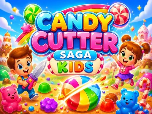 Candy Cutter Saga Kids Game Icon