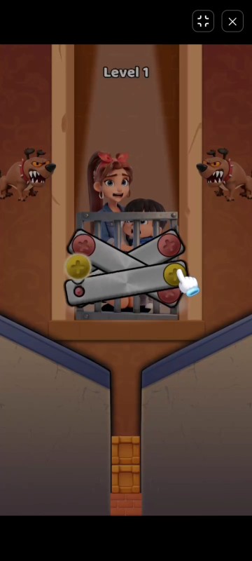 Color Screw Rescue Puzzle operational guide showing screw removal and holding bar matching mechanics