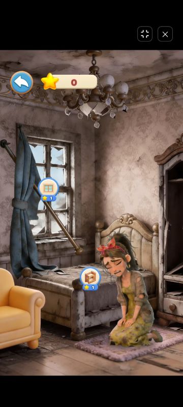 Color Screw Rescue Puzzle home renovation mode spending earned stars to renovate room furniture