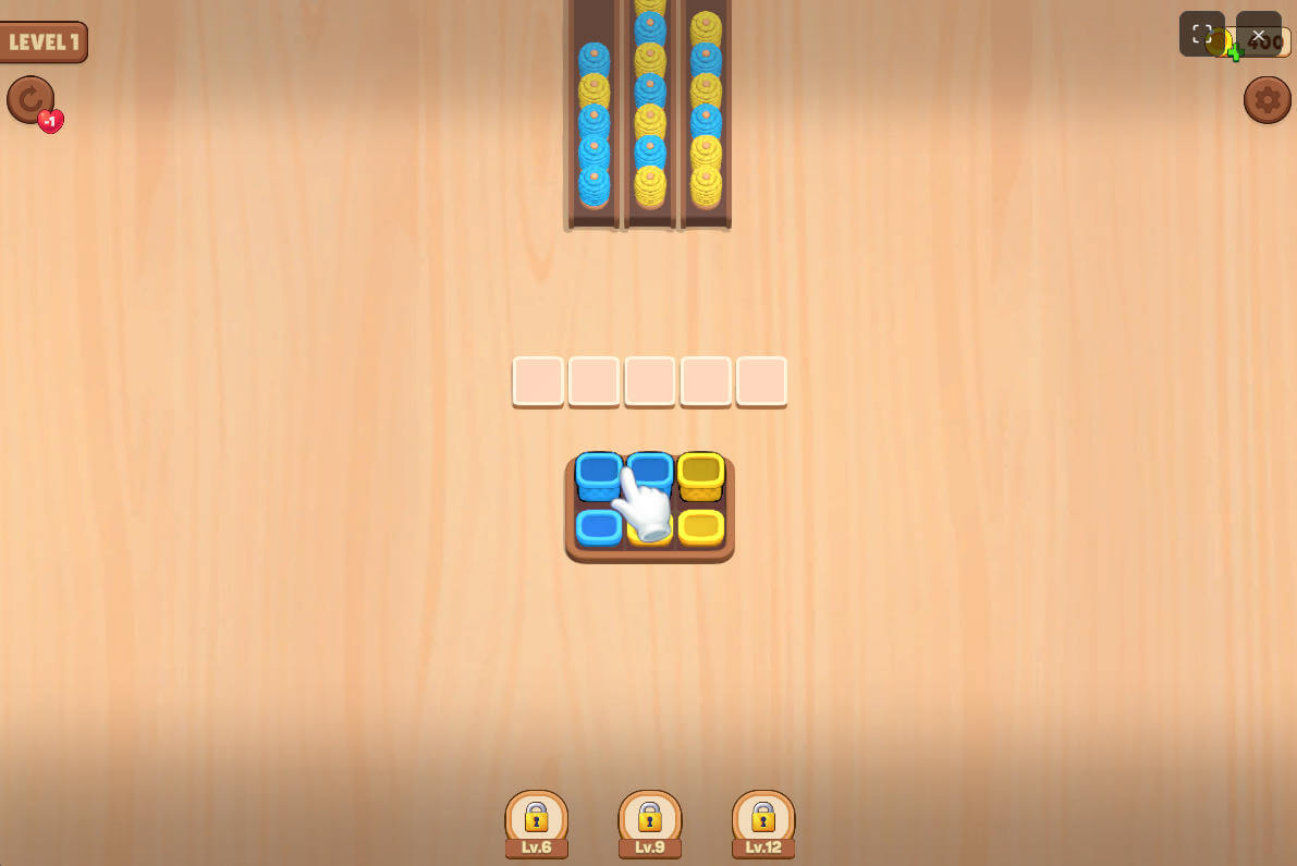 Color Yarn Sort basic gameplay and mechanics