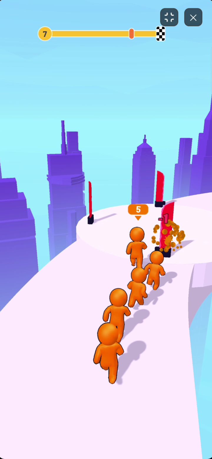 Expertly dodging dynamic hazards and obstacles on the track