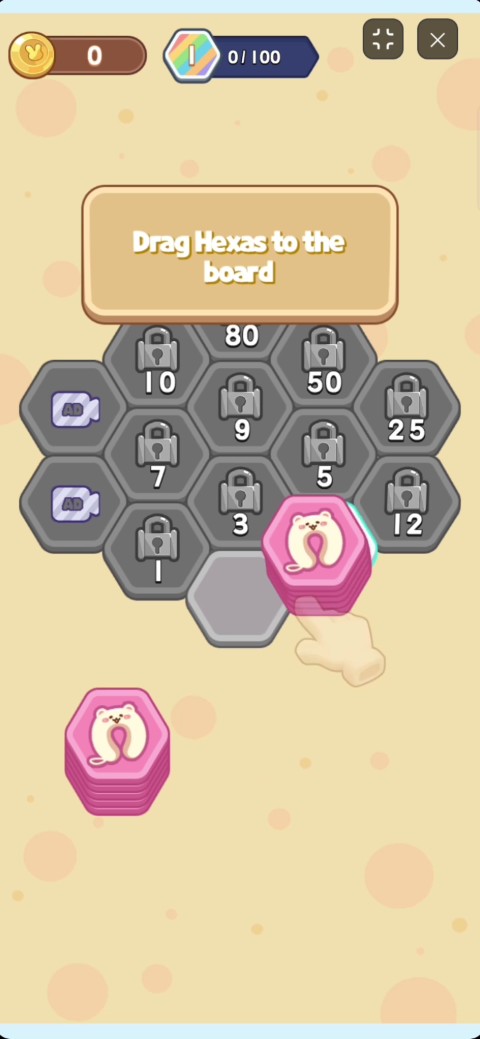 Hex Triple Match basic hexagon stacking and matching rules explained