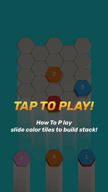 Basic mechanics and placing hexagonal blocks onto the board in Hexa Color Stack Game