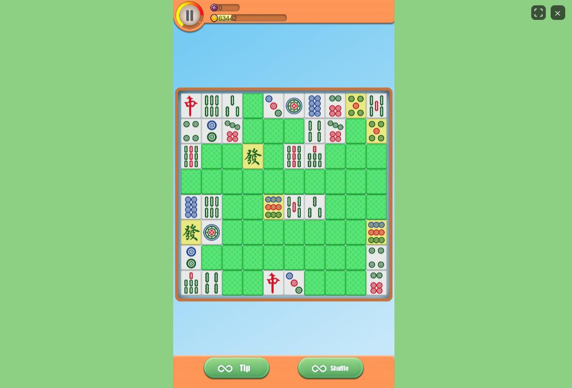 Activating the Hint power-up to reveal hidden match opportunities