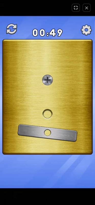 Basic unscrewing mechanics and physical drop actions in Screw Master