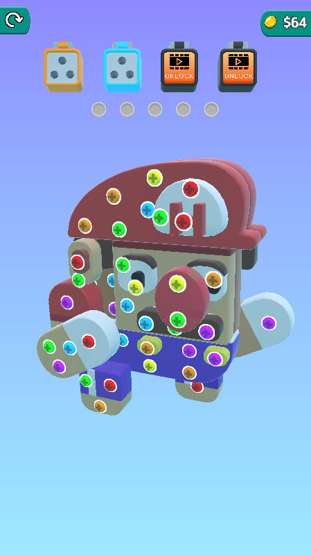 Screw Out 3D Doll Level Walkthrough