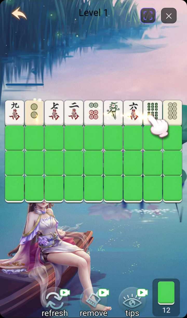 SparrowElimination Make 10 mode combining same color numbered tiles to sum ten