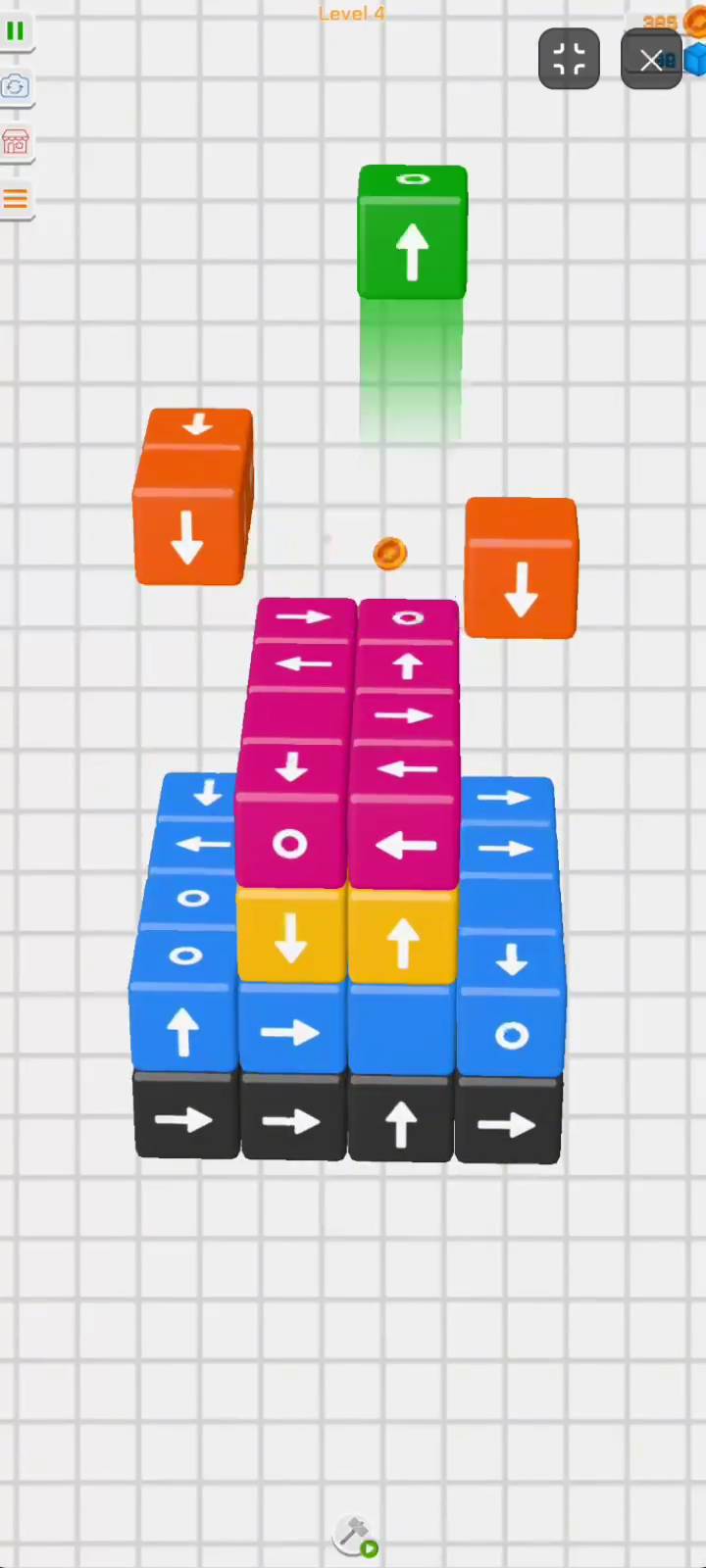 Tap Out: Block Escape 3D arrow block elimination challenge and complex structure inspection