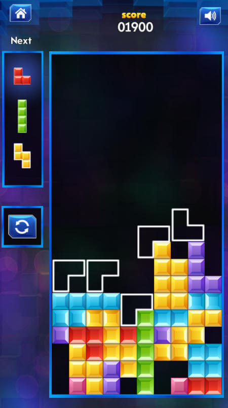 High level gameplay in Tetris Hint