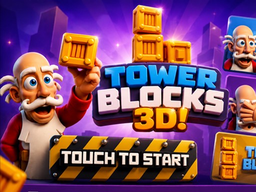 Tower Blocks Deluxe 3D Game Icon