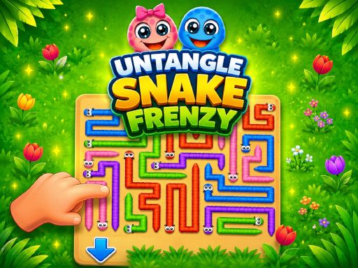 Untangle Snake Frenzy Game Icon